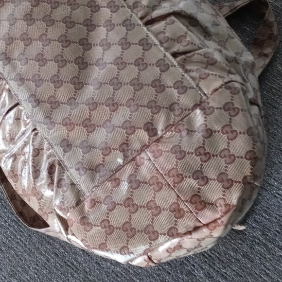 🏺Gucci🏺 - "Hysteria" GG Crystal Coated Crest Boho Tote - Picture 11 of 16